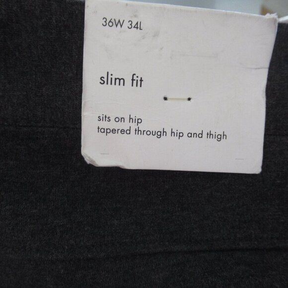 Calvin Klein Men's Refined Slim Fit Stretch Pants 5 Pocket 36W - Picture 7 of 9